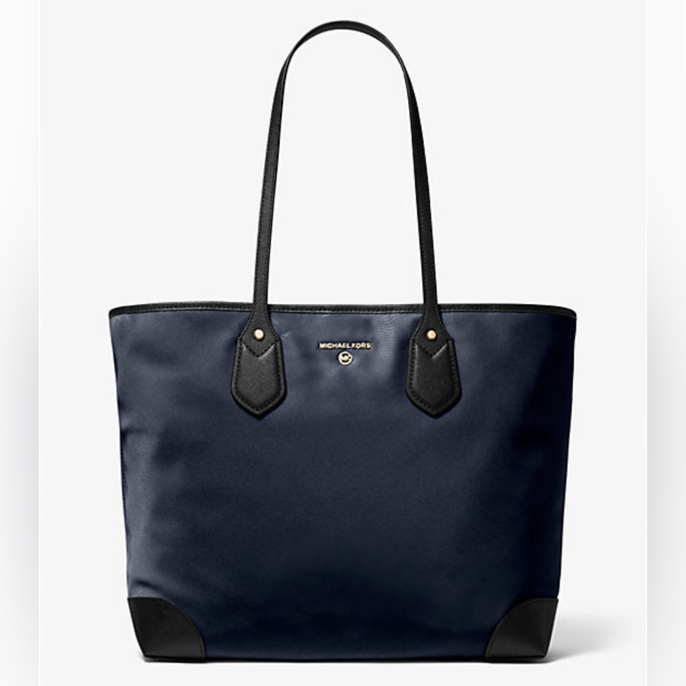 Michael Kors Ladies Eva Large Nylon Gabardine Tote Bag